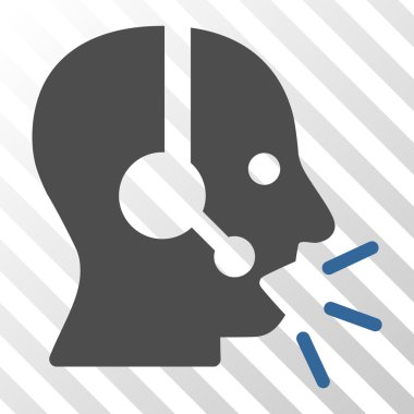 Operatör ileti vektör simgesi