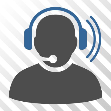 Operatör sinyal vektör simgesi