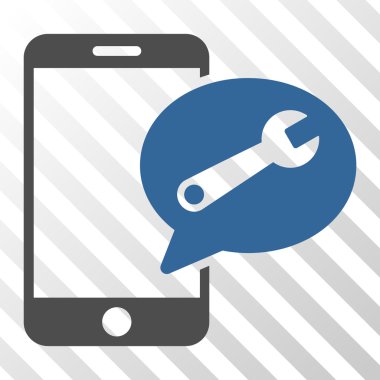 Telefon Servisi Sms vektör simgesi