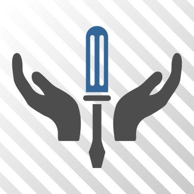 Tornavida bakım vektör simge ayarlama