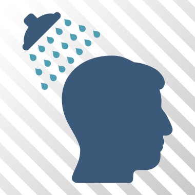 Kafa duş vektör simgesi