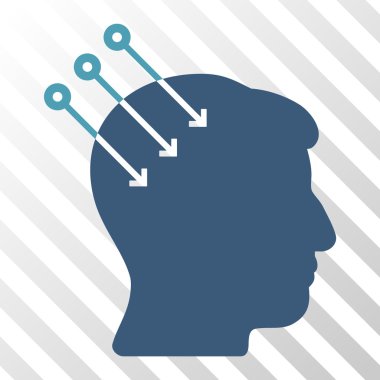 Sinirsel arayüz konektörleri vektör simgesi