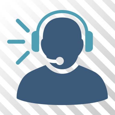 Operatör ileti vektör simgesi