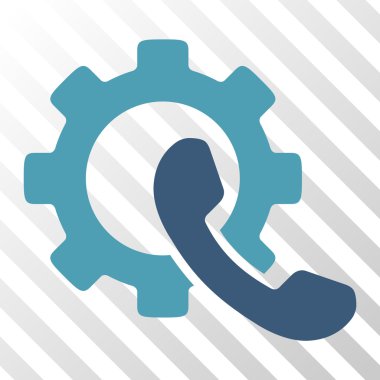 Telefon yapılandırma vektör simgesi