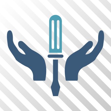 Tornavida bakım vektör simge ayarlama