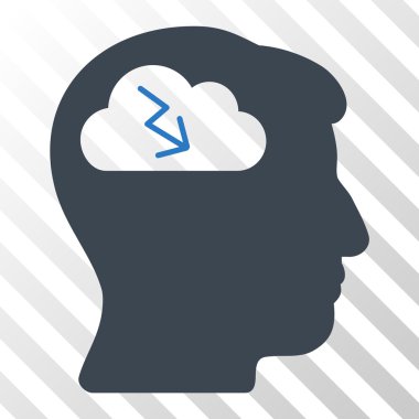 Beyin fırtınası vektör simgesi