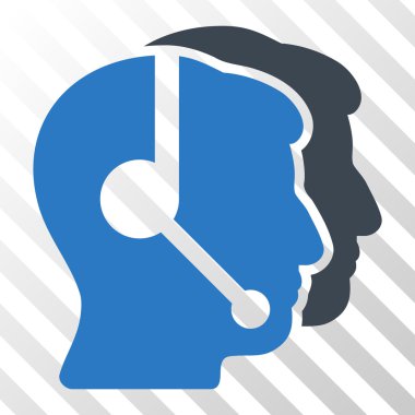 çağrı merkezi operatörleri vektör simgesi