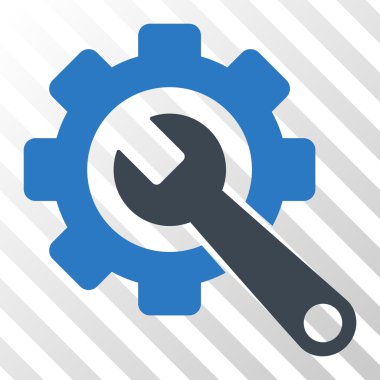 Dişli ve anahtar vektör simgesine