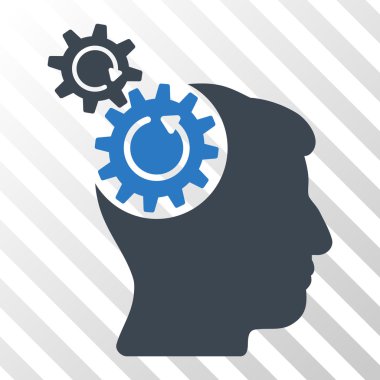 Kafa SMM döndürme vektör simgesi