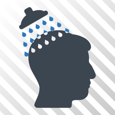 Kafa duş vektör simgesi