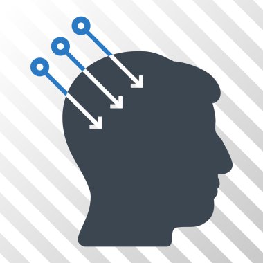 Sinirsel arayüz konektörleri vektör simgesi