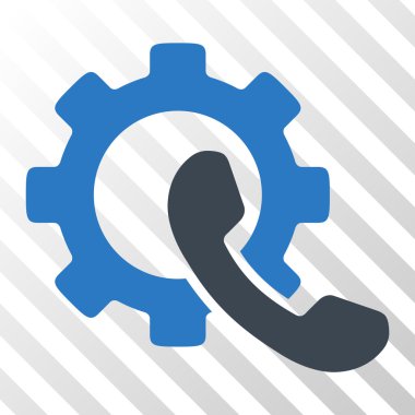 Telefon yapılandırma vektör simgesi