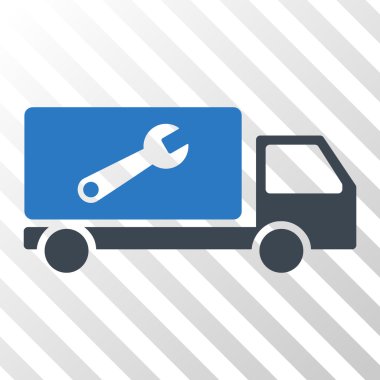 Hizmet araba vektör simgesi