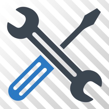 Somun anahtarı ve tornavida vektör simgesi