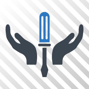 Tornavida bakım vektör simge ayarlama