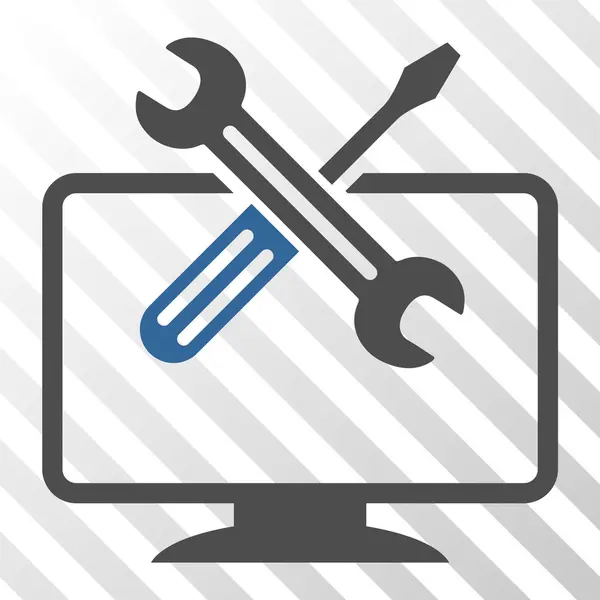Ícone de vetor de ferramentas de computador —  Vetores de Stock