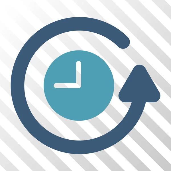 Restaurar icono de vector de reloj — Vector de stock