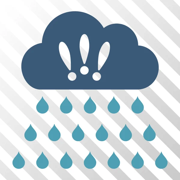 Trovoada Rain Cloud Vector Icon — Vetor de Stock