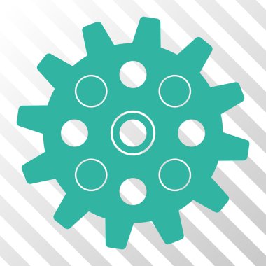 Gearwheel vektör simgesi
