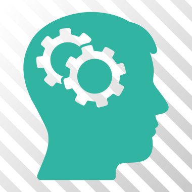 Akıl Gears vektör simgesi