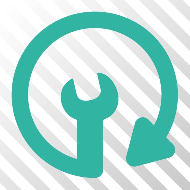 Hizmet vektör simgesi tekrar