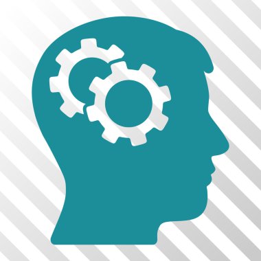 Akıl Gears vektör simgesi