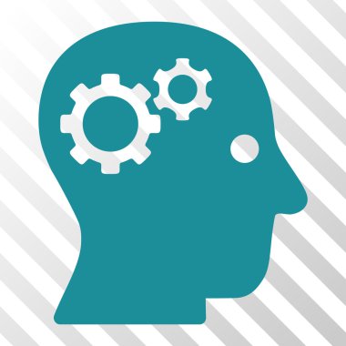 Akıl Gears vektör simgesi