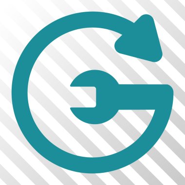 Hizmet vektör simgesi tekrar