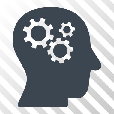 Akıl Gears vektör simgesi