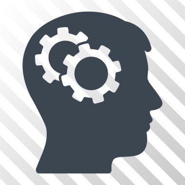 Akıl Gears vektör simgesi