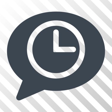 İleti zaman vektör simgesi