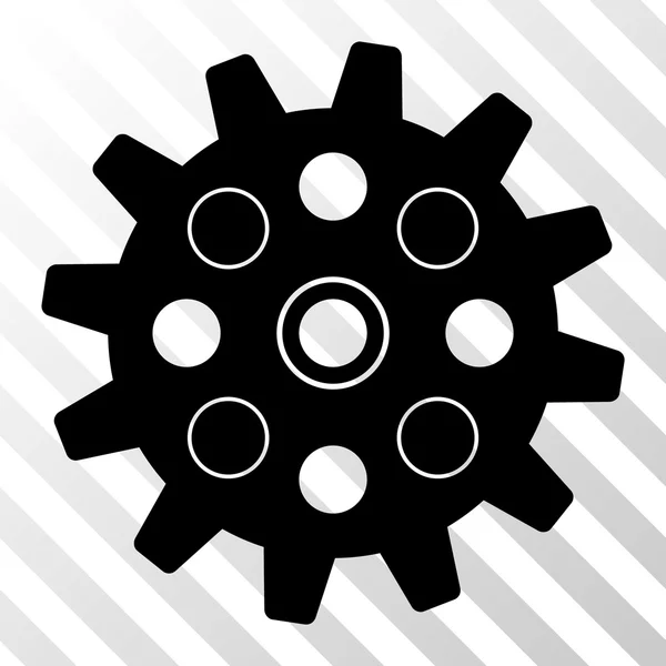 Gearwheel Vector Icon — Stock Vector