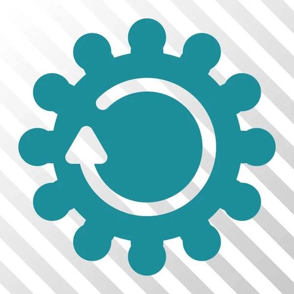 COG forgatás Vector Icon — Stock Vector