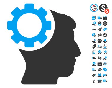 Beyin dişli simgesini ücretsiz bonus