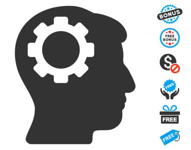 Beyin dişli simgesini ücretsiz bonus
