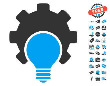 Ampul yapılandırma dişli simgesini ücretsiz bonus