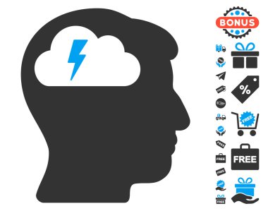 Beyin fırtınası simgesi ücretsiz bonus