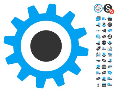 Ücretsiz Bonus dişli simgesiyle