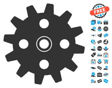 Ücretsiz Bonus dişli simgesiyle