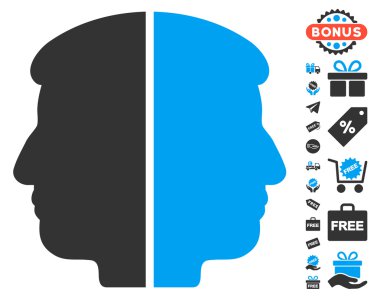 Çift yüzlü simgesi ücretsiz bonus