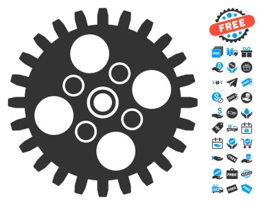 Ücretsiz Bonus dişli simgesiyle
