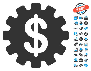 Ücretsiz Bonus ile Geliştirme maliyet simgesi