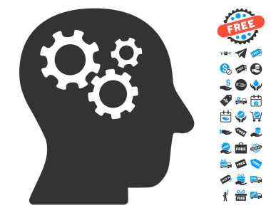 Ücretsiz Bonus ile akıl Gears simgesi