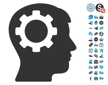 Akıl dişli simgesini ücretsiz bonus