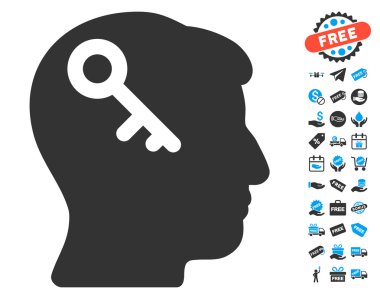 Kafa simgesi ücretsiz Bonus ile anahtar