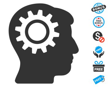 Akıl dişli simgesini ücretsiz bonus