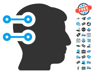 Ücretsiz Bonus kafa bağlayıcılar simgesiyle