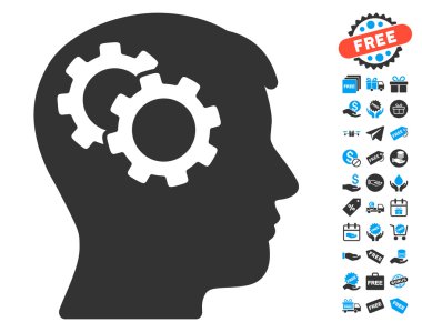 Ücretsiz Bonus ile akıl Gears simgesi