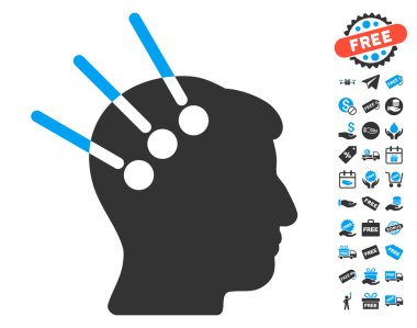Sinirsel arayüz simgesi ücretsiz bonus