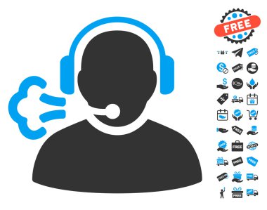 Operatör konuşma simgesini ücretsiz bonus